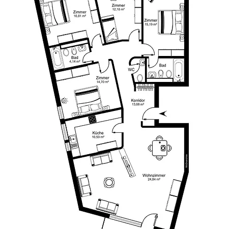 Chesa Curtinella 13 Apartment Sils im Engadin